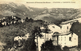 CORSE - SOUVENIR D'OREZZA - 1919 - En Franchise Militaire (Sergent à Scata) - Otros & Sin Clasificación