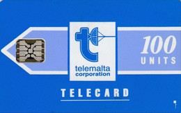 805/ Malta; P7. Telemalta Logo - Long Antenna, 100 Ut., SC5, CN 42328 - Malte