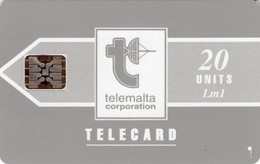 807/ Malta; P8. Telemalta Logo - Short Antenna, 20 Ut., SC5, CN 43517 - Malte