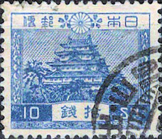 7172 Mi.Nr. 179 Japan (1926) Nagoya Castle - Blue Gestempelt - Oblitérés