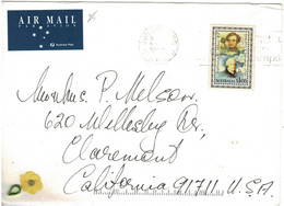 Australia 1995? Exploration Of Albany $1.05 On Air Mail Letter To California USA - Cartas & Documentos
