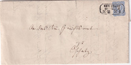 ALLEMAGNE 1877 LETTRE DE NEUSTADT - Lettres & Documents