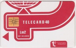 815/ Malta; P23. Telemalta Logo, Lm 2, A000549128 - 3. Part, 180.000 Cards - Malte