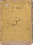 Toneelstuk Ricus De Laureaat - J.Stappaert - Gent 1881 -Muziek H. Mestdagh (N401) - Anciens