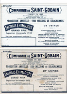 Buvard Compagnie De SAINT GOBAIN Engrais 5 Buvards - Agriculture