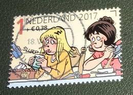 Nederland - NVPH - 3586b - 2017 - Gebruikt - Cancelled - Kinderzegels - Jan Kruis - Jan Jans Kinderen - Vrouw En Kind - Used Stamps