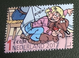 Nederland - NVPH - 3586d - 2017 - Gebruikt - Cancelled - Kinderzegels - Jan Kruis - Jan Jans Kinderen - Meisje En Hond - Used Stamps