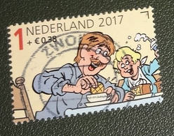 Nederland - NVPH - 3586a - 2017 - Gebruikt - Cancelled - Kinderzegels - Jan Kruis - Jan Jans Kinderen - Man En Kind - Used Stamps