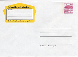 49268 - Bund - 1980 - 60Pfg. B&S GA-Umschlag "Schreib Mal Wieder", Ungebraucht - Covers & Documents