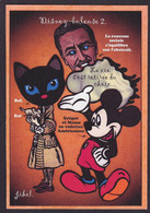 CPM Disney Walt Par JIHEL Tirage Limité Signé En 30 Exemplaires Numérotés Maçonnique Franc Maçonnerie - Other & Unclassified