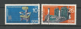 DDR 1975 Leipziger Messe Y.T. 1703/1704 (0) - Used Stamps