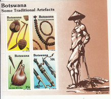 1983 Botswana Traditional Artefacts  Souvenir Sheet MNH - Botswana (1966-...)