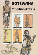 1990 Botswana Traditional Dress Costumes  Souvenir Sheet MNH - Botswana (1966-...)