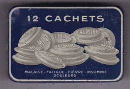 Boîte Ancienne 12 Cachets Kalmine Paul Métadier Pharmacien Tours - Boîtes