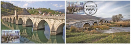 Bosnia & Herzegovina 2018 - Mostar Bridges Carte Maximum Set - Bosnië En Herzegovina