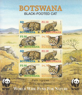 2005 Botswana WWF Black Footed Cat  Souvenir Sheet MNH - Botswana (1966-...)