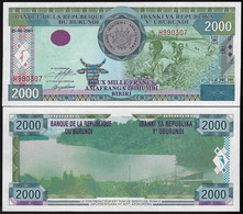 Banknote Burundi  2,000 Francs 2001 Pick-41 UNC (US$ 15) - Burundi
