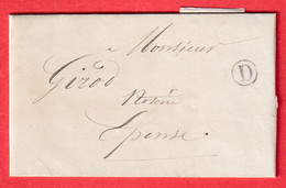 BOITE RURALE D SEULE DE REMICOURT MARNE POUR EPENSE - 1801-1848: Précurseurs XIX