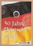 GERMANY 1998 50th Anniversary Of The Deutschmark: Numismatic Card CANCELLED - Herdenkingsmunt