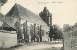 / CPA FRANCE 18 "Massay, Abside De L'église" - Massay