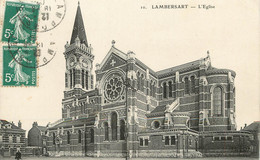 / CPA FRANCE 59 "Lambersart, L'église" - Lambersart
