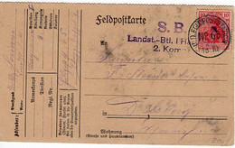 49311 - Deutsches Reich - 1915 - 10Pfg. Germania A. FpKte. K.D.FELDPOSTSTATION No.69 (Russland) -> Schweiz - Briefe U. Dokumente