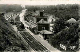 Conches * Vue Sur La Gare * Train * Ligne Chemin De Fer - Conches-en-Ouche