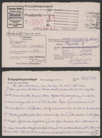 Guerre 40-45 - Carte Postale "Kriegsgefangenenpost" Expédié Du Stalag XVII B (1944) > Saint-Servais / Double Censure - Covers