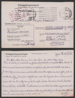 Guerre 40-45 - Carte Postale "Kriegsgefangenenpost" Expédié Du Stalag XVII B (1944) > Saint-Servais - Covers