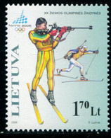 AT5270 Lithuania 2006 Torino Winter Olympics Ski Shooting 1V MNH - Winter 2006: Turin