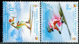 AT5272 Bosnia And Herzegovina Serb 2006 Torino Winter Olympics 2V MNH - Invierno 2006: Turín