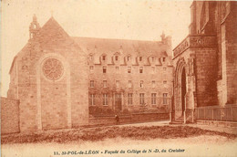 St Pol De Léon * La Façade Du Collège Notre Dame De Creisker * école - Saint-Pol-de-Léon