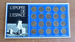 SERIE COMPLETE PIECES EPOPEE DE ESPACE DE SHELL VERS 1970? - Professionals / Firms