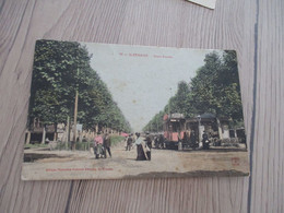 CPA 42 Loire Saint Etienne Cours Fauriel Beau Plan Tram Tramway Pub Picon - Saint Etienne