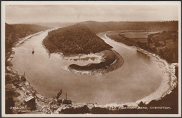 Tidenham Bend, Chepstow, Monmouthshire, 1934 -  Valentine's RP Postcard - Monmouthshire