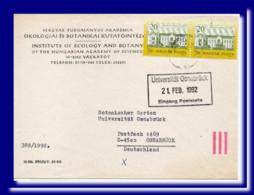 1992 Hungary Hongrie Ungarn Cover Vacratot Posted To Germany Brief Lettre - Poststempel (Marcophilie)