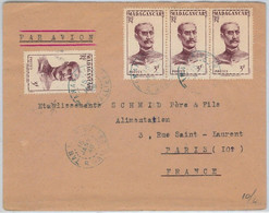 44944  -  MADAGASCAR -  POSTAL HISTORY -  Airmail  COVER To FRANCE 1949 - Cartas & Documentos