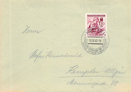 MiNr.112 Auf Sammlerbeleg SST Brünn Erholung U.Gastlichkeit 19.IX.42 Böhmen U.Mähren - Covers & Documents