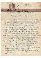 Courrier Manuscrit Avec En-tête Claridge Hôtel Locust At Eighteenth Street St.Louis 3. MO. - Format : 27.5x21 Cm - Sports & Tourisme