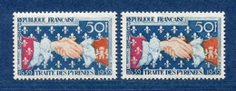 ⭐ France - Variété - YT N° 1223 - Couleurs - Pétouille - Neuf Sans Charnière - 1959 ⭐ - Ungebraucht