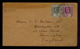 Gc5985 CEYLON Mailed 1929! To England - Sri Lanka (Ceylan) (1948-...)