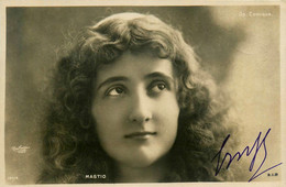 MASTIO * Carte Photo * Artiste * Cabaret Actrice Théâtre Music Hall * Célébrité * REUTLINGER - Artisti