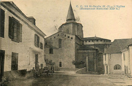 St Savin * La Place Et L'église Du Village * Café épicerie Des Touristes * Bar Buvette - Andere & Zonder Classificatie