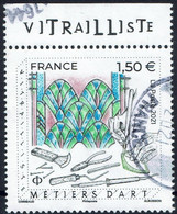 FRANCE 2021 - YT 5471 Métiers D'art - Vitrailliste - Voyagé Sans Gomme - Used Stamps