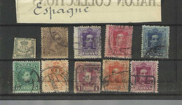 Timbres Espagne Lot Pour étude - Oblitérés