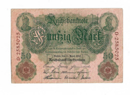 ALLEMAGNE 50  MARK 1910 - 50 Mark