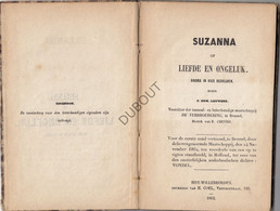 Toneel Suzanna - E.Lauwers Gesigneerd H. Coel Brussel 1862(N478) - Anciens