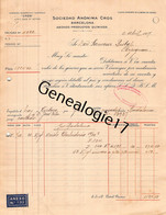 96 2924 ESPAGNE SPAIN BARCELONA 1917 SOCIEDAD ANONIMA CROS Abonos Productos Quimicos - Spanje