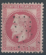 Lot N°62476  Variété/n°32, Oblitéré, Trait Blanc Après 0 De 80C - 1863-1870 Napoleon III Gelauwerd