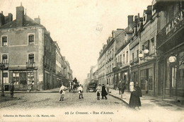 Le Creusot * 1904 * Rue D'autun * Droguerie * Brasserie * Commerces Magasins - Le Creusot